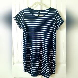 Cotton On Blue and White Mini Shirt Dress